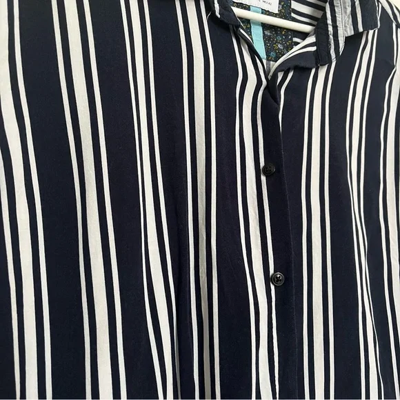 Denim & Flowers Blue and White Striped Shirt (Box C) - Picture 2 of 5